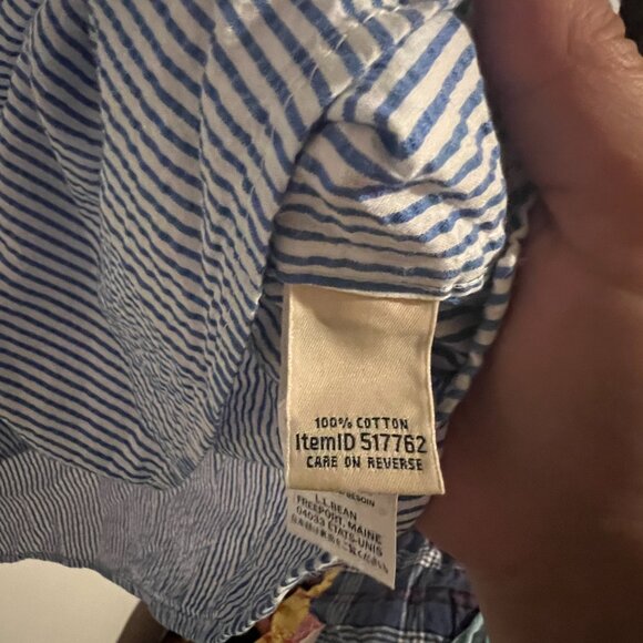 LL Bean 2x striped blouse - Picture 8 of 8